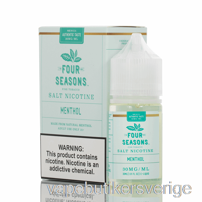 Vape Sverige Mentol Salt - Fyra Säsonger - 30ml 50mg